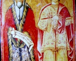Simeon Lazović - Sv. Ilija i Pantelejmon 1804. g, tempera na dasci, 64, 5 X 46 X 3 cm